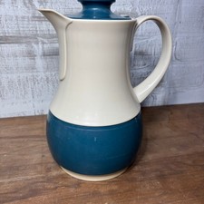 Vintage THERMOS Coffee Butler Blue And Tan Model 570 West Germany