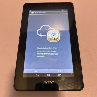 WiFi Only ACER ICONIA TAB 16GB Blue B1-730