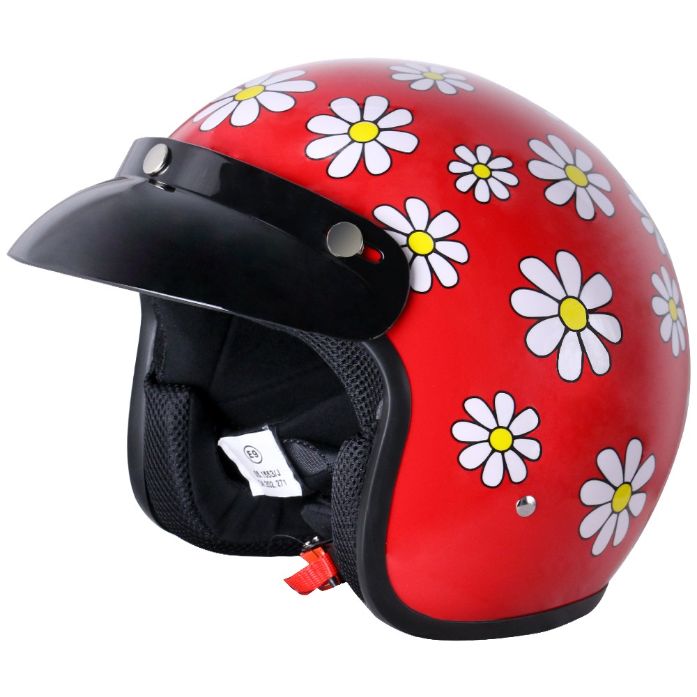 Grade-A ZORAX M (57-58cm) Daisy Open Face Motorbike Helmets Motorcycle 344988-3
