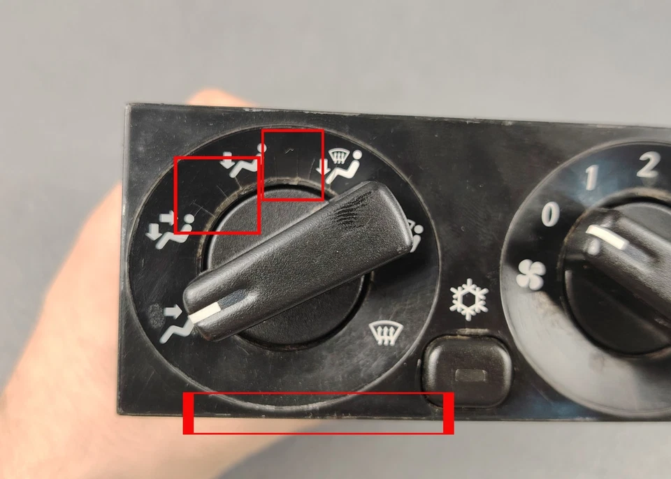 MITSUBISHI FUSO FE CANTER 7C15 2008 AC PANEL CLIMATE TEMPRATURE CONTROLLER R12 - Image 2 of 4