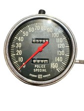 Vintage Harley Davidson Stewart Warner Police Special Speedometer Vintage Harley Davidson Stewart Warner Police Special Speedometer
