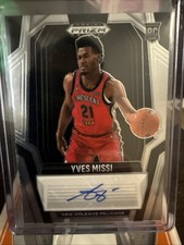 2024-25 Panini Prizm Black - Rookie Signatures Yves Missi #RS-MIS (AU, RC)