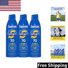 High-Performance Sport Sunscreen Spray SPF 70, 3 Pack for Outdoor Adventures