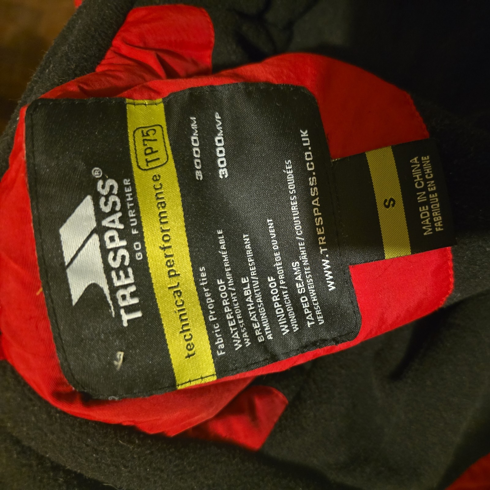 Trespass TP75 Waterproof Jacket Technical Perform… - image 3