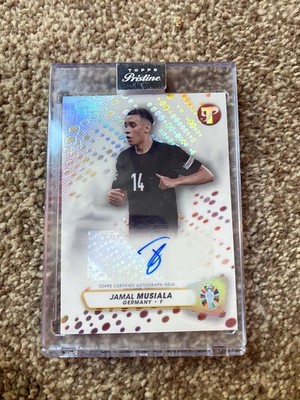 2023 Topps Pristine Jamal Musiala #PA-JM Road to UEFA Euro Auto 