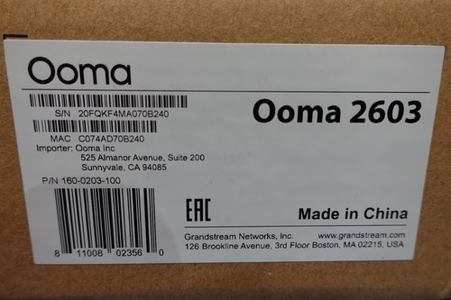Ooma Office 2603 Business IP Desk Phone - Afbeelding 2 van 6