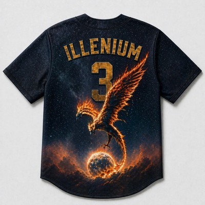 NEW! Illenium rave Baseball Jersey for EDM Festivals Gift - All Size