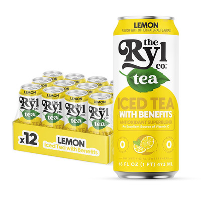 Ryl Iced Tea, Lemon, Antioxidant Superblend, Zero Sugar, Low Carb, Zero Calorie 
