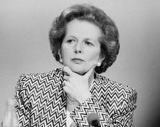 British Prime Minster Margaret Thatcher at Conservative Party Conf- Old Photo 1