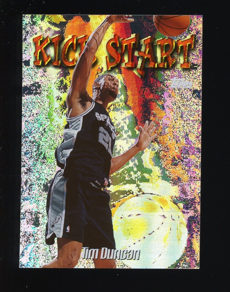 1998-99 TOPPS TIM DUNCAN KICK START #KS1