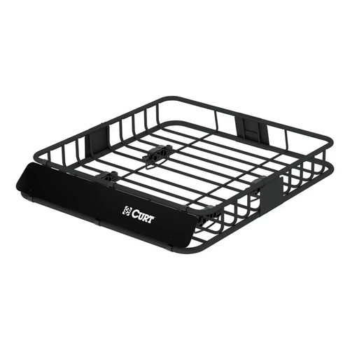 CURT 18115 Universal Black Steel Roof Rack Rooftop Cargo Carrier