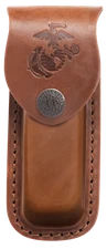 CASE XX Knives U.S. Marines Edition Brown Leather 13210 Belt Sheath