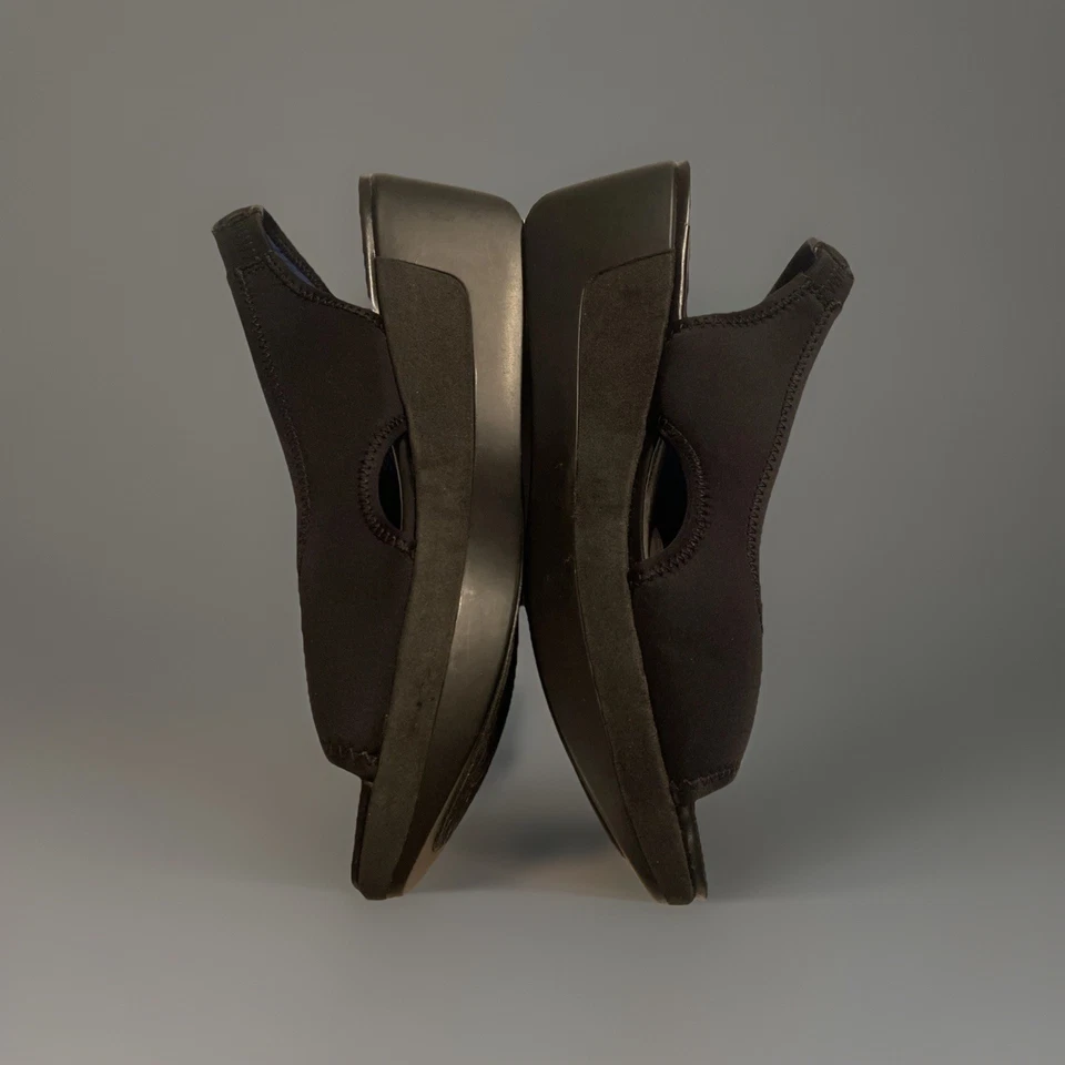 ZAPATOS SANDALIA KENNETH COLE REACTION PEPEA PLAY CUÑA NEGRA MUJER TALLA 10 Foto 3 de 4