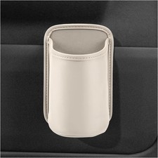 Large Cup Holder For Car Door Scratch-resistant Leather Clip On Water Bottle...