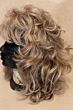 Damen Perücke Schulter Lang, Mehrfarbig