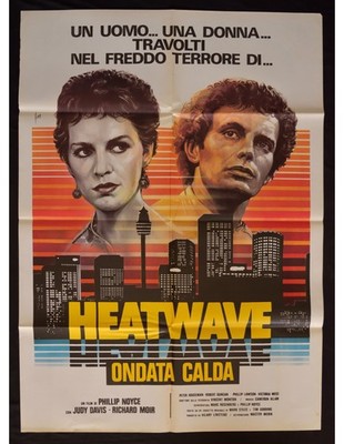 Werbeplakat Heatwave Phillip Noyce Judy Davis Richard Moir Duncan A300