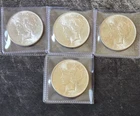Lot of 4 1922/23-P Peace Silver Dollars, U.S. $1 Set BU quality