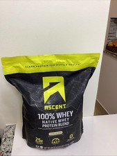 Ascent 100% Whey Protein Vanilla Bean 4.25 Lbs EXP 08/2027 Openbox 15.06 per gallon