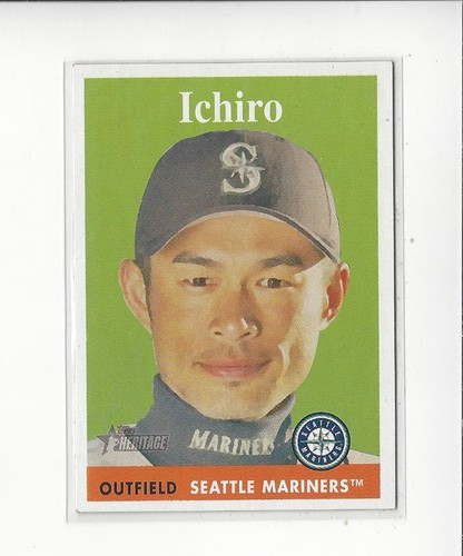 Ichiro [White Name] #30 2007 Topps Heritage card