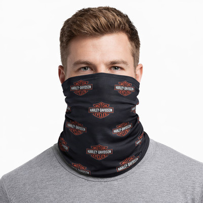 Harley-Davidson Bar & Shield Neck Gaiter, Black - 97758-25VX