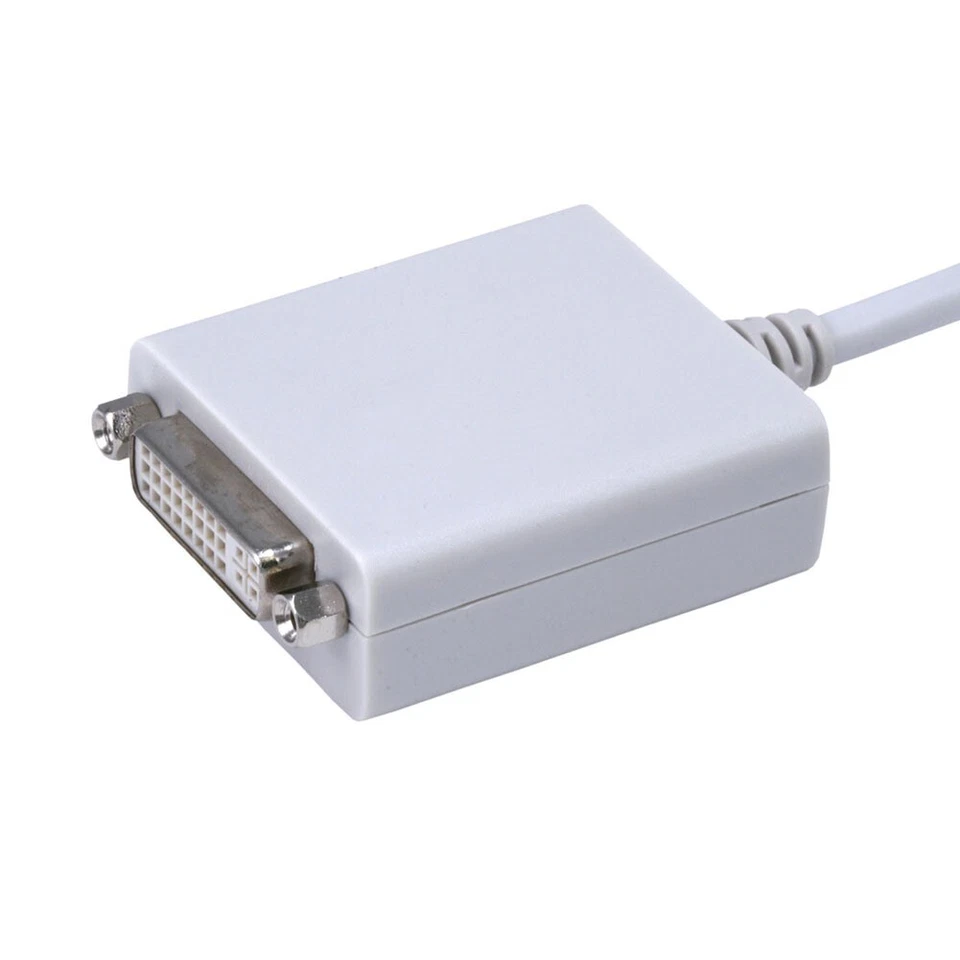 Mini DisplayPort DP 1.1 To DVI Adapter Converter For Apple Mac MacBook Monitor - Image 3 of 3