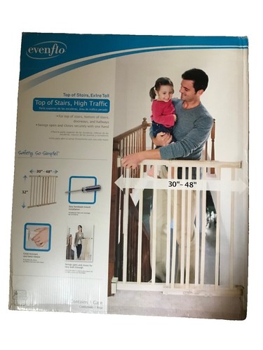 Wall Mount Evenflo Expansion Walk Thru Room Divider Baby Gate