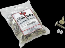 Stud Boy 2485-P3 Power Point +Plus Studs 1.5" w/ Locknuts 96 Pack