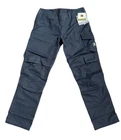 Mascot Work Trousers Pants with Knee Pockets Multisafe Black Blue Size: C54 - Long
