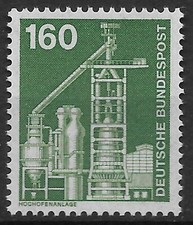 Bund 1975 ** Mi 857 I&T 160Pf Freimarken Dauerserie Industrie und Technik 03703B