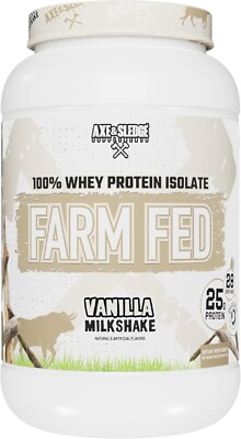 Axe & Sledge Farm Fed V2 100% Whey Protein Isolate Vanilla Milkshake 2LB New
