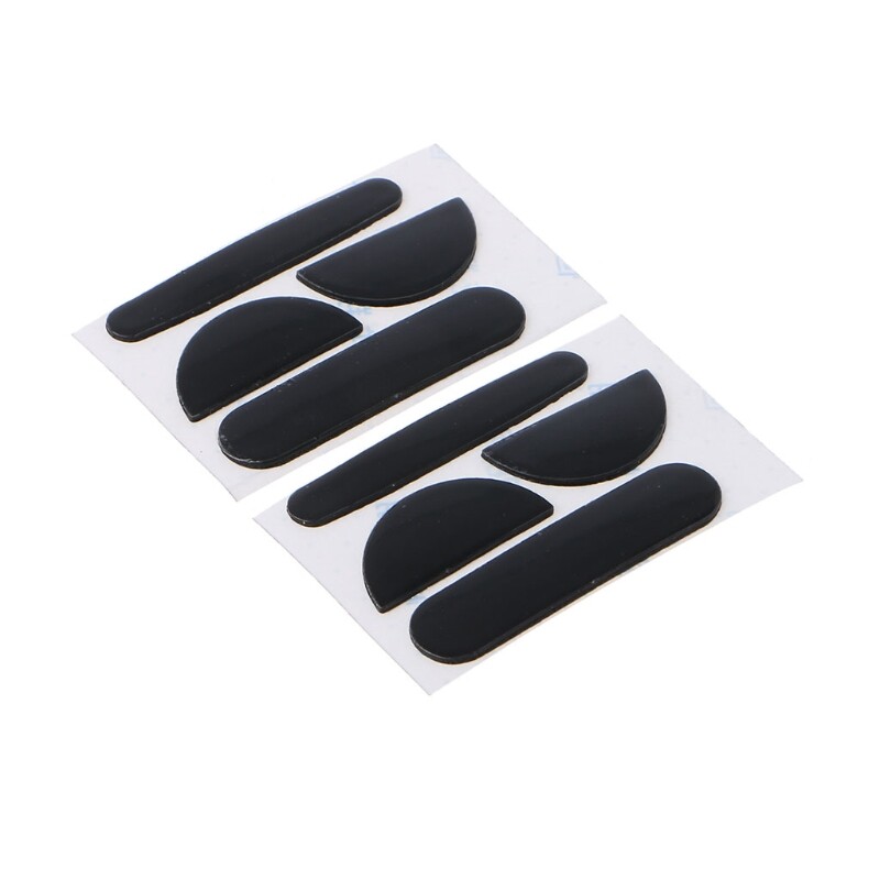 Black MX 3S Mouse Skates Replacement Feet 2 Packs for Smooth Glide