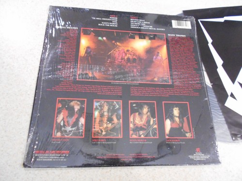 Krank Hideous Original 1986 Metal Blade Records Hype Shrink Insert Glam Rock LP - Picture 5 of 21