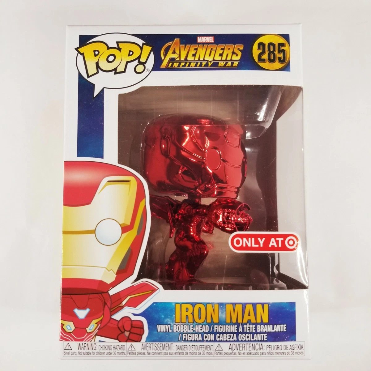 Iron Man #285 - Avengers Infinity War Funko Pop! [Red Chrome