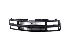 Full Black Grille Fits 94-98 Chevy Ck 1500 2500 3500 Pickup Truck Composite