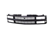 Full Black Grille Fits 94-98 Chevy C/K 1500 2500 3500 Pickup Truck Composite
