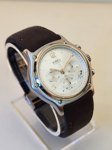 EBEL 1911 Le Modulor, seltenes Modell mit ellipsoiden Hilfszifferblättern, 9137240, neues Armband. - Bild 4 von 24