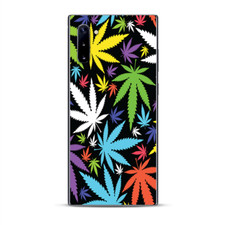 Skins Decal Wrap for Samsung Galaxy Note 10 Colorful Weed Leaves Leaf