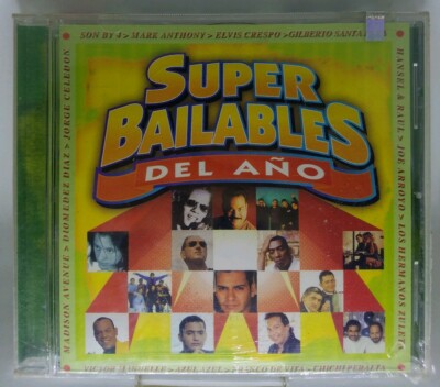 *NUEVO Y ORIGINAL* SUPER BAILABLES DEL AÑO Son By Four, Azul Azul Y Mas CD 1999