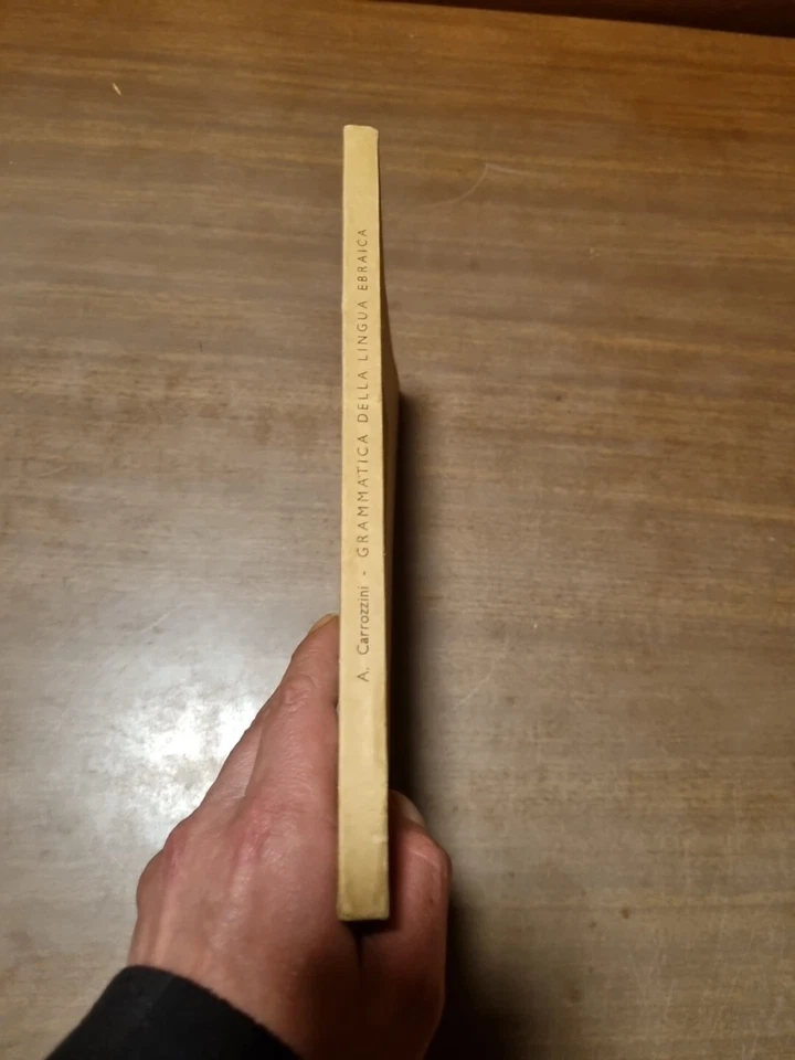 GRAMMATICA DELLA LINGUA EBRAICA P A Carrozzini Marietti 1974 linguistica ebraico - Immagine 2 di 4