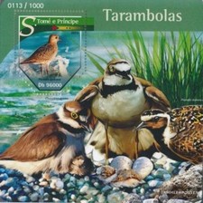 Sao Tome e Principe bloc-feuillet 1134 neuf avec gomme originale 2015 Oiseaux