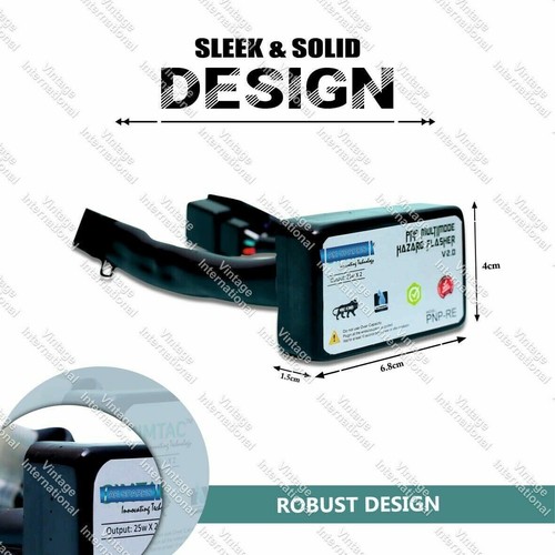 Pour Royal Enfield Standard Bullet Pnp Hazard Module Adaptateur Clignotant S2u - Photo 4/11
