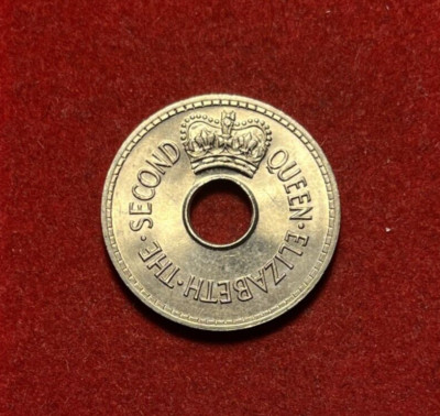 Fiji 1961 Penny BU Copper-Nickel Coin KM#21 432K Mintage T4563b