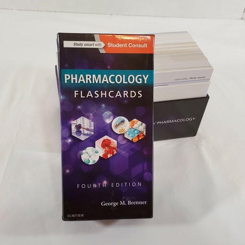 4th Edition Pharmacology Flash Cards George Brenner 2017 Cards Flash Cards - Picture 2 of 7