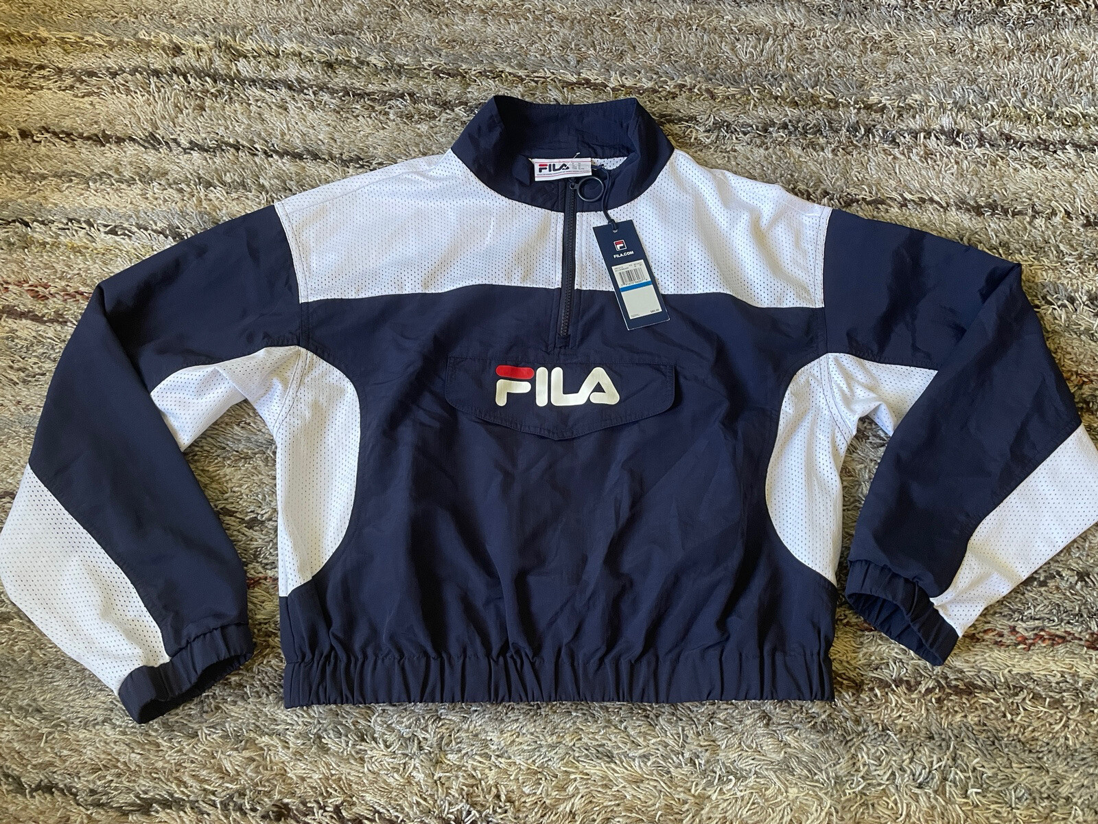 FILA GIGI 1/2 Zip Wind Jacket Pullover 