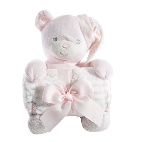 SET Plüschtier Baby Kuscheldecke Decke Kuscheltier Stofftier Schmusedecke 100x75 - Bild 12 von 25