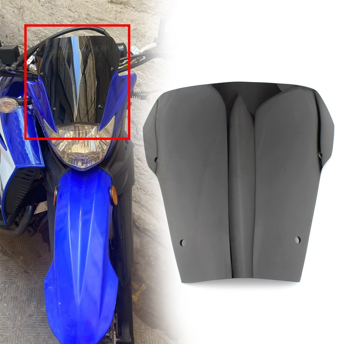For Yamaha XT 660 R 2004-2016 Windshield Windscreen Front Screen