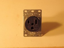 PASS  SEYMOUR 50 AMP 250 VOLT FLUSH MOUNTED RECEPTACLE UL RATED