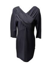 Calvin Klein Gray Sheath Dress Womens 8 Minimalist Corpcore Professional Modern