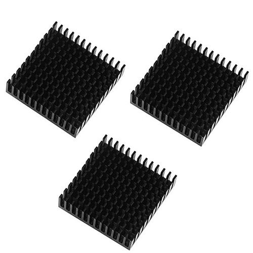 Improved Printer Performance Set of 3 Heatsinks for NEMA 17 Stepper Motors - Zdjęcie 3 z 12