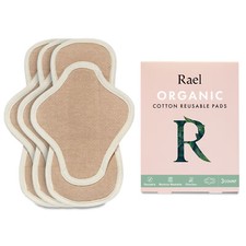 Rael Reusable Pads Menstrual, Organic Cotton Cover Pads (3 count)